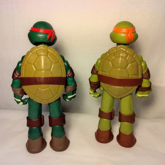 Teenage Mutant Ninja Turtle Playmates 2 Action Figure Toys Michaelangelo Raphael - Picture 2 of 10